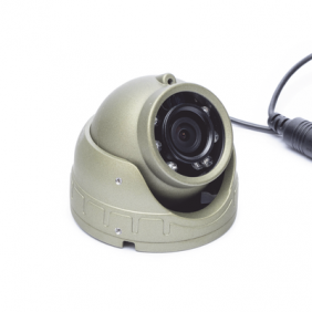 Cámara Mini Domo AHD 2 Megapixel / Lente 2.8 mm / 3 mts IR / Micrfono Integrado / Uso en Interior / Compatible con DVR´s Moviles epcom XMR / Conector Tipo Aviación