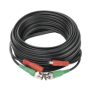 Cable coaxial ( BNC RG59 ) + Alimentación / SIAMÉS / 10 Metros / 100 % COBRE / Para Cámaras 4K  / Uso interior y exterior