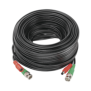 Cable coaxial ( BNC RG59 ) + Alimentación / SIAMÉS / 20 Metros / 100 % COBRE / Para Cámaras 4K  / Uso interior y exterior