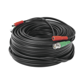 Cable coaxial ( BNC RG59 ) + Alimentación / SIAMÉS / 30 Metros / 100 % COBRE / Para Cámaras 4K  / Uso interior y exterior