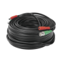 Cable coaxial ( BNC RG59 ) + Alimentación / SIAMÉS / 30 Metros / 100 % COBRE / Para Cámaras 4K  / Uso interior y exterior