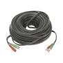 40 metros / Cable coaxial ( BNC ) + Alimentación / 100 % Cobre / Para Cámaras 4K  / Uso