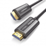 Cable HDMI de 30 Metros por Fibra Óptica 4K@60Hz | Fibra de 4 núcleos + Cobre estañado de 7 núcleos | Compatible con HDMI 2.0 | Alta velocidad 18 Gbps | 3D | HDR | Carcasa de  Zinc | Premium | 2 Años de Garantía.