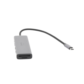 HUB USB-C Multifuncional   a  HDMI 4K@60Hz / HDCP2.2 / HDR10/3D / 2 Puertos USB3.0 / Lector de Tarjetas SD+TF (Uso Simultáneo)