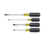 Juego de desarmadores de punta ranurada y Phillips de 4 piezas.