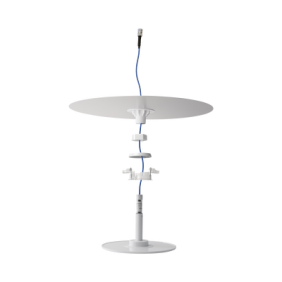 Antena Omnidireccional de Bajo Perfil Ultra Delgada con Reflector para Máxima Ganancia de 7dBi. Cubre bandas de celular 5G, 4G, 3G y WiFi de 608 a 2700 MHz.