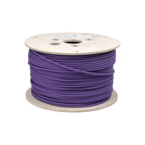 Bobina de Cable Blindado F/UTP de 4 Pares, Z-MAX, Cat6A, Soporte de Aplicaciones 10GBase-T, LS0H (Libre de Gases Toxicos), Color Violeta, 305m