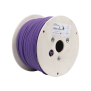 Bobina de Cable Blindado F/UTP de 4 Pares, Z-MAX, Cat6A, Soporte de Aplicaciones 10GBase-T, LS0H (Libre de Gases Toxicos), Color Violeta, 305m