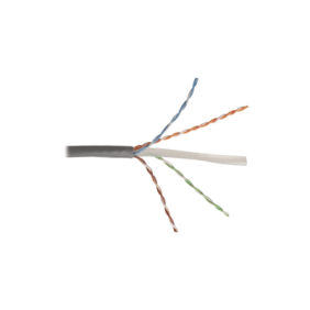 Bobina de Cable UTP Reelex, de 4 pares, Desempeño Cat6, LS0H (Bajo humo, cero halógenos), Color Gris, 24 AWG,