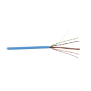 Bobina de Cable UTP Reelex, de 4 pares, Desempeño Cat6, LS0H (Bajo humo, cero halógenos), Color Azul, 24 AWG,