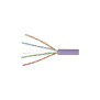 Bobina de Cable UTP Reelex, de 4 pares, Desempeño Cat6, LS0H (Bajo humo, cero halógenos), Color Violeta, 24 AWG,