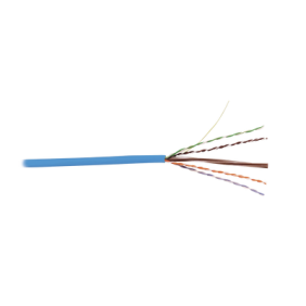 Bobina de Cable UTP Reelex, de 4 pares, Alto Desempeño Cat6, PVC (CM), Color Azul, 23 AWG,