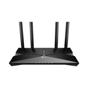 Router WiFi 6 AX 1500Mbps / MU-MIMO 2X2 y OFDMA / 1 Puerto WAN 10/100/1000 Mbps / 4 Puertos LAN 10/100/1000 Mbps / 4 Antenas Beamforming