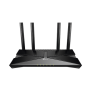 Router WiFi 6 AX 1500Mbps / MU-MIMO 2X2 y OFDMA / 1 Puerto WAN 10/100/1000 Mbps / 4 Puertos LAN 10/100/1000 Mbps / 4 Antenas Beamforming