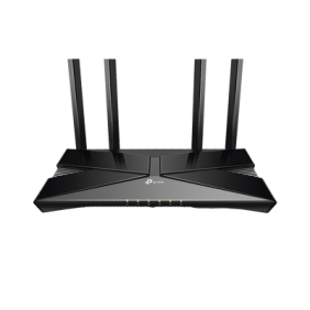 Router WiFi 6 doble banda AX 3000 Mbps /  MU-MIMO y OFDMA / 1 Puerto WAN 10/100/1000 Mbps / 4 Puertos LAN 10/100/1000 Mbps / 4 Potentes Antenas.