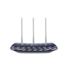 Router Inalámbrico doble banda AC, 2.4 GHz y 5 GHz Hasta 733 Mbps, 3 antenas externas omnidireccional, 4 Puertos LAN 10/100 Mbps, 1 Puerto WAN 10/100 Mbps