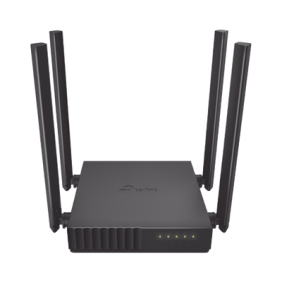 Router Inalámbrico doble banda AC, 2.4 GHz y 5 GHz Hasta 1200 Mbps, 4 antenas externas omnidireccional, 4 Puertos LAN 10/100 Mbps, 1 Puerto WAN 10/100 Mbps, Versión 6