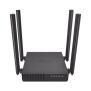 Router Inalámbrico doble banda AC, 2.4 GHz y 5 GHz Hasta 1200 Mbps, 4 antenas externas omnidireccional, 4 Puertos LAN 10/100 Mbps, 1 Puerto WAN 10/100 Mbps, Versión 6