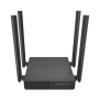 Router Inalámbrico doble banda AC, 2.4 GHz y 5 GHz Hasta 1200 Mbps, 4 antenas externas omnidireccional, 4 Puertos LAN 10/100