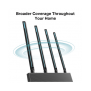 Router inalámbrico AC Wave 2 1900 doble banda 1 puerto WAN 10/100/1000 Mbps y 4 puertos LAN 10/100/1000 Mbps, MIMO 3X3,