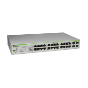 Switch Gigabit WebSmart de 24 puertos 10/100/1000 Mbps (4 x Combo) + 4 puertos gigabit SFP (Combo)