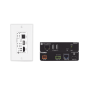 OMEGA 4K/UHD Placa de pared HDBaseT TX/RX para HDMI con USB