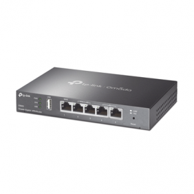 Router Omada VPN / SDN Multi-WAN Gigabit / 1 Puerto WAN Gigabit / 2 Puertos LAN Gigabit / 2 Puertos configurables LAN/WAN / 150,000 Sesiones Concurrentes / Administración Centralizada OMADA o Stand-Alone / 1 Puerto USB 2.0