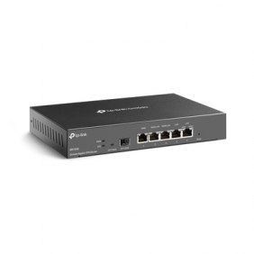 Router Omada VPN / SDN Multi-WAN Gigabit / 1 Puerto WAN SFP Gigabit / 1 Puerto WAN RJ45 Gigabit / 2 Puertos LAN RJ45 Gigabit / 2 Puertos Configurables LAN/WAN / 150,000 Sesiones Concurrentes / Administración Centralizada Omada o Stand-Alone