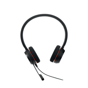 Jabra Evolve 20 Duo con conexión USB, micrófono con cancelación de ruido de última generación, configuración Plug and Play, Certificación Microsoft Teams (4999-823-109)