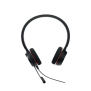 Jabra Evolve 20 Duo con conexión USB, micrófono con cancelación de ruido de última generación, configuración Plug and Play, Certificación Microsoft Teams (4999-823-109)