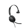 Jabra Evolve 20 Mono con conexión USB, micrófono con cancelación de ruido de última generación, configuración Plug and Play, Certificación Microsoft Teams (4993-823-109) 