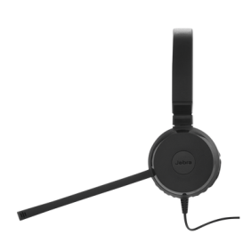 Jabra Evolve 30 Duo con conexión USB / 3.5mm, micrófono con cancelación de ruido y controlador en el cable con botones e indicadores LED (5399-823-309)