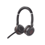 Jabra Evolve 75 SE Stereo, conexión Bluetooth, indicador de ocupado, USB-A Compatible con cualquier plataforma UC (7599-848-109)