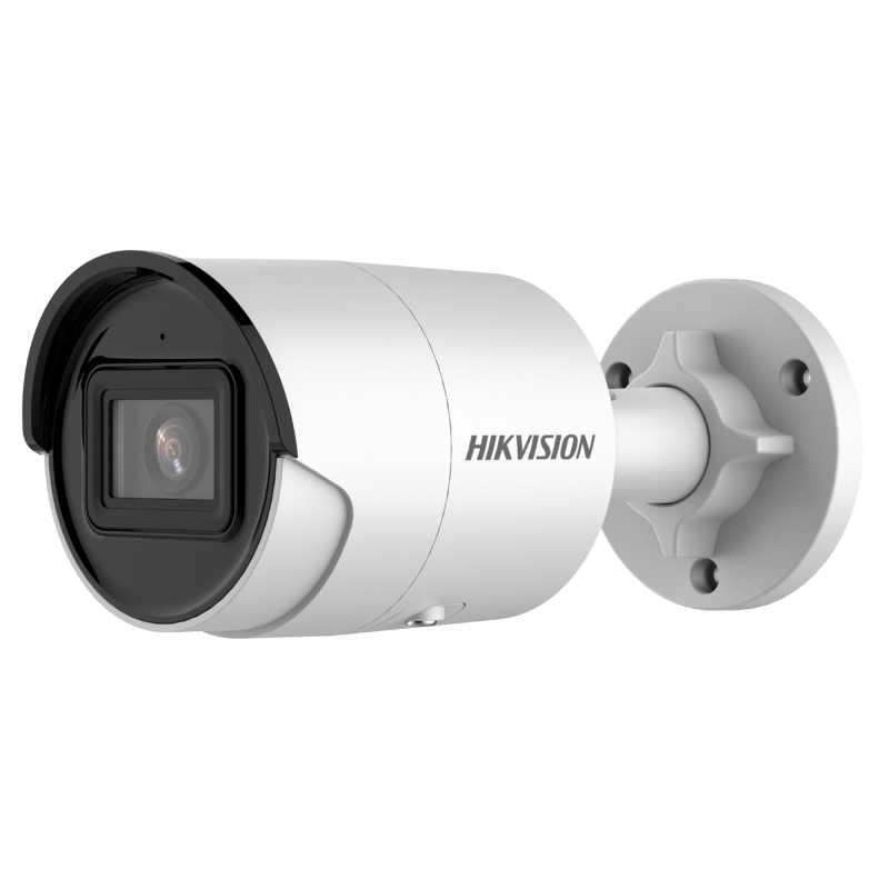 Bala IP 2 Megapixel / Lente 2.8 mm / 40 mts IR EXIR / ACUSENSE (Evita Falsas Alarmas) / Exterior IP67 / WDR 120 dB / PoE / Micrófono Integrado / Metal  / MicroSD / ONVIF / ACUSEARCH