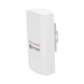Hotspot inalámbrico 2.4 GHz para exterior, antenas sectorial 8 dBi, Throughput 75 Mbps, ideal para la venta de códigos de
