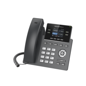 Teléfono IP Grado Operador, 4 líneas SIP con 2 cuentas, pantalla a color 2.4", PoE, codec Opus, IPV4/IPV6 con gestión en la