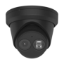 Turret IP 4 Megapixel / Color Negro / Lente 2.8 mm / 30 mts IR EXIR / Exterior IP67 / WDR 120 dB / PoE / ACUSENSE (Evita Falsas Alarmas)  / Micrófono Integrado / Metal / MicroSD / ONVIF / ACUSEARCH