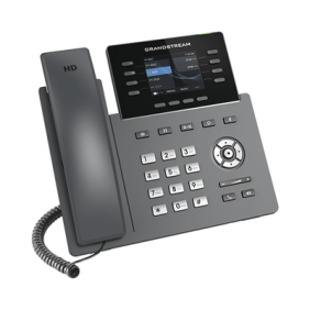 Teléfono IP Wi-Fi, Grado Operador, 8 líneas SIP con 4 cuentas, pantalla a color 2.8", puertos Gigabit, Bluetooth, PoE, codec