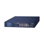 Switch No Administrable 8 Puertos Gigabit con Modo Extend PoE a 250 mts, 2 puertos Uplink 10/100/1000 Mbps, 2 Puertos