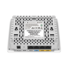 Punto de Acceso Wi-Fi 802.11 ac, 1.17 Gbps, con Switch Ethernet Integrado 1 puerto Gigabit y 3 puertos 10/100 Mbps, configuración desde la nube gratuita o desde controlador.