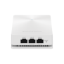 Punto de acceso Wi-Fi 802.11 ac 2.03 Gbps, de pared, Wave-2, MU-MIMO 4x4:4 (5GHz) y MU-MIMO 2x2:2 (2.4GHz) con administración desde la nube gratuita o stand-alone.