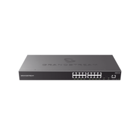 Switch Gigabit PoE+ Administrable / 16 puertos 10/100/1000 Mbps + 4 Puertos SFP Uplink / Hasta 240W / Compatible con GWN Cloud.