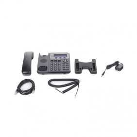 Teléfono IP SMB de 2 Líneas, 1 Cuenta SIP con 3 teclas de función programables y conferencia de 3 vías.