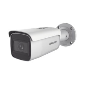 Bala IP 6 Megapixel / Lente Mot. 2.8 a 12 mm / 60 mts IR EXIR /Exterior IP67 / IK10 /  WDR 120 dB / PoE / ACUSENSE (Evita Falsas Alarmas) / Entrada y Salida de Audio y Alarmas / MicroSD / ONVIF / ACUSEARCH