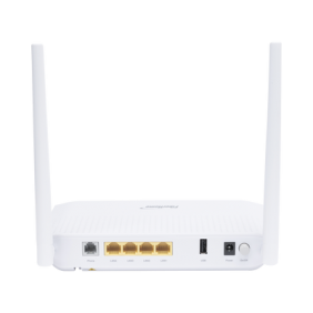 ONU GPON WiFi 2.4/5 GHz MIMO 2x2, 4 puertos Gigabit + 1 POTS + USB, conector SC/UPC