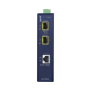 Convertidor de Medios Industrial de 1 Puerto Ethernet 10/100/1000 Base-T a 2 Puertos SFP 100/1000/2500 Base-X 