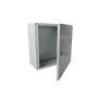 Gabinete de Acero IP66 Uso en Intemperie (250 x 300 x 150 mm) con Placa Trasera Interior Metálica y Compuerta Inferior