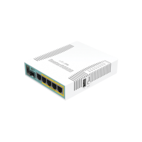 (hEX PoE) Routerboard 5 puertos Gigabit Ethernet PoE 802.3at, 1 Puerto USB