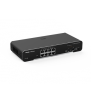 Switch Administrable PoE Capa 2, con 8 puertos Gigabit PoE 802.3af/at + 2 SFP para fibra 1Gb, gestión gratuita desde la nube, 125w