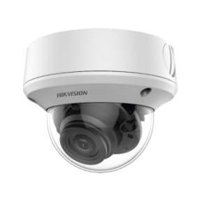 Domo TURBOHD 4K (8 Megapixel) / Lente Mot. 2.7 a 13.5 mm / 40 mts IR EXIR / IP67 / 12 Vcc / 24 VCA / TVI-AHD-CVI-CVBS / 9 a 15 Vcc